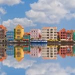 Punda het centrum van de wereld in Curaçao.